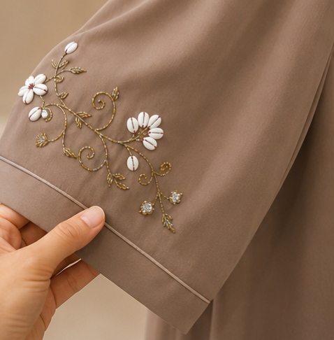 Mishal Daisy Vine Abaya