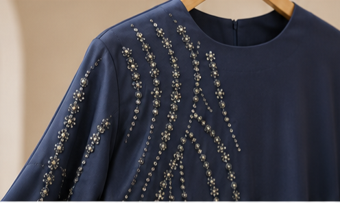 Rayana Crystal Fan Abaya