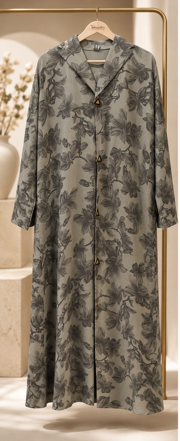 Sabreen Floral Print Abaya